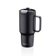 Korkmaz Freedom 1 Litre Siyah Pipetli Bardak Termos A5577