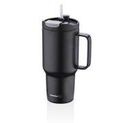 Korkmaz Freedom 1 Litre Siyah Pipetli Bardak Termos A5577